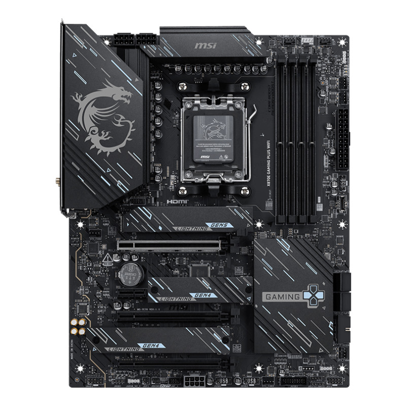 MB MSI X870E GAMING PLUS WIFI AM5 DDR5 W7 ATX image 2